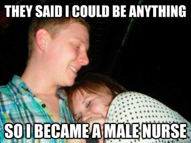 Male nurse meme