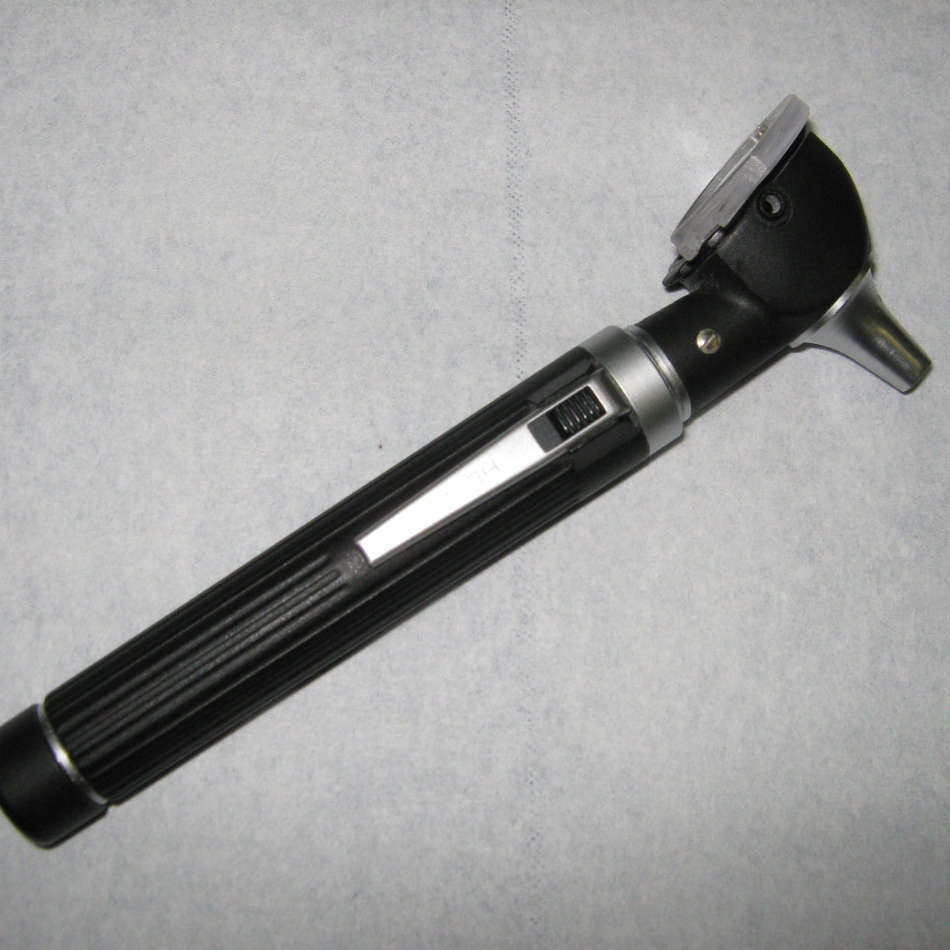 What is a pneumatic otoscope