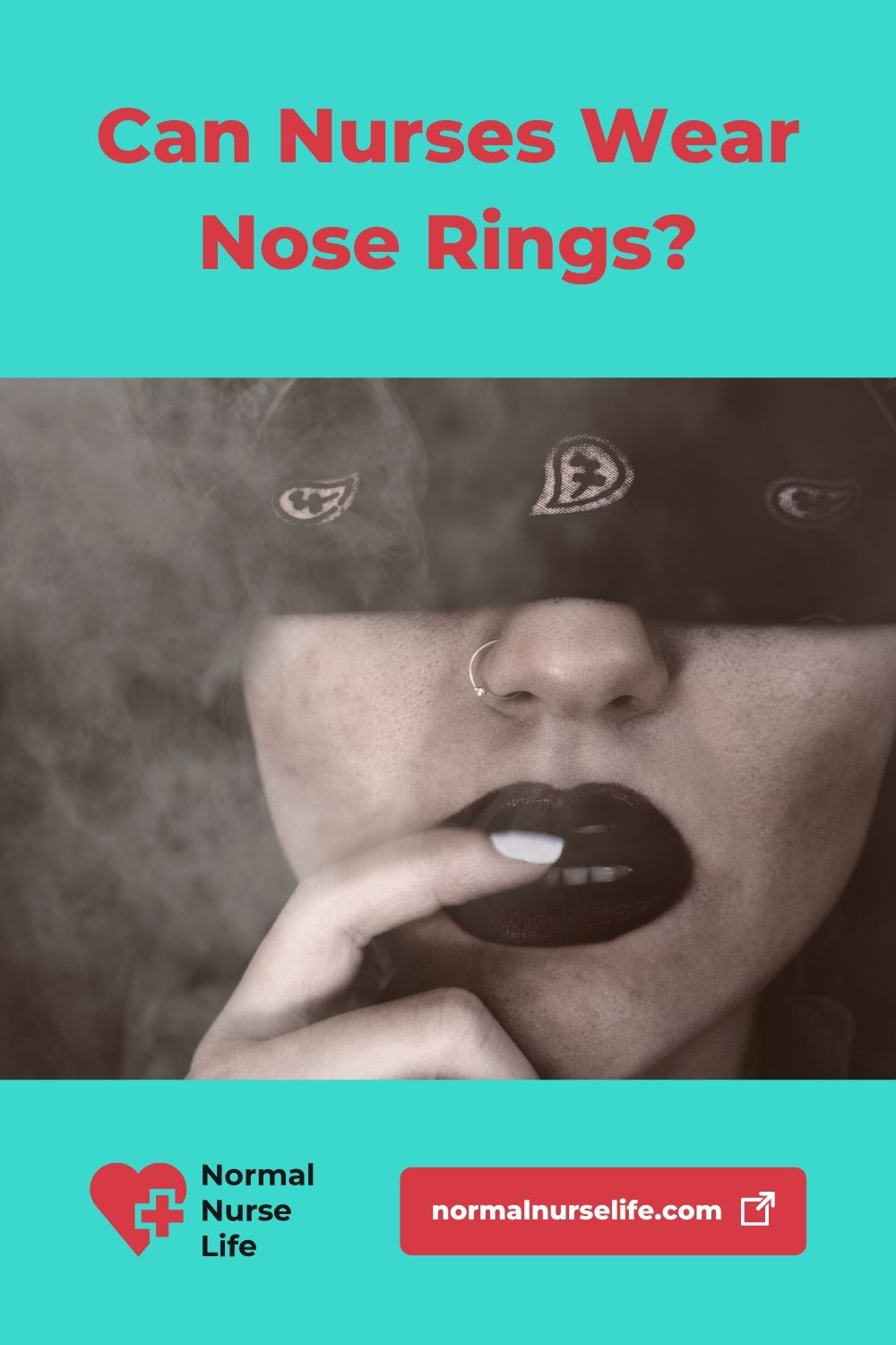 Can nurses wear nose rings or not